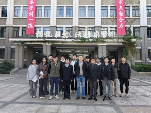 11月20日上午，周武院长走访临平一中实习点