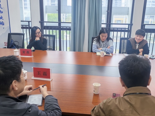 黄燕书记巡视钱塘文海实验中学实习点